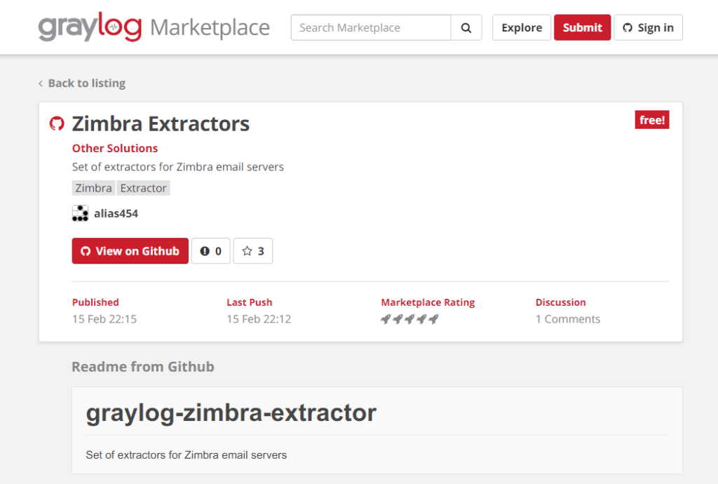 Zimbra Extractors