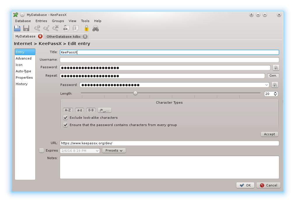 MacOSX、Linux 使用「KeePassX」
