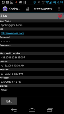 Android 使用「KeePassDroid」
