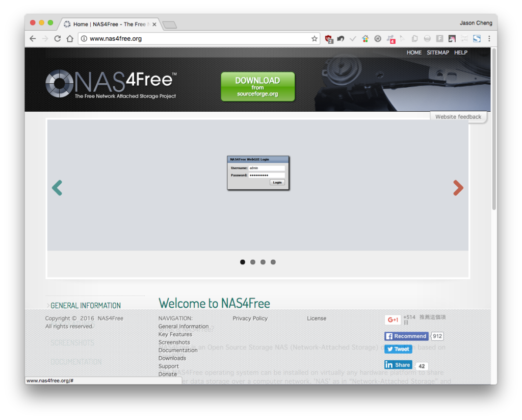 「NAS4Free」