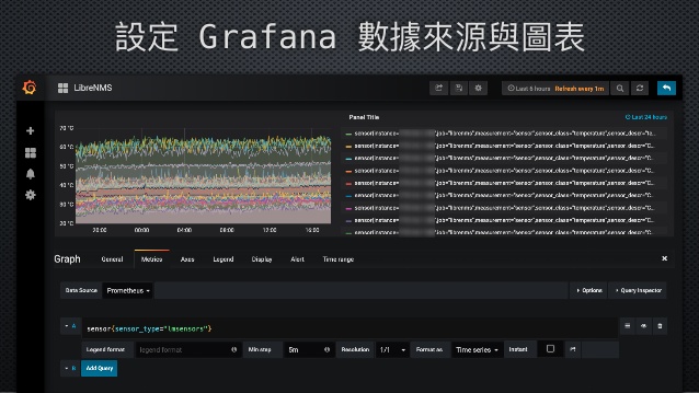 以 LibreNMS 數據來源繪製 Grafana 圖表