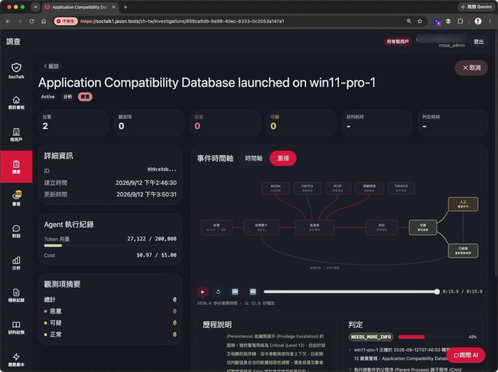 SocTalk：結合情資與 AI，自動研判 Wazuh 警報